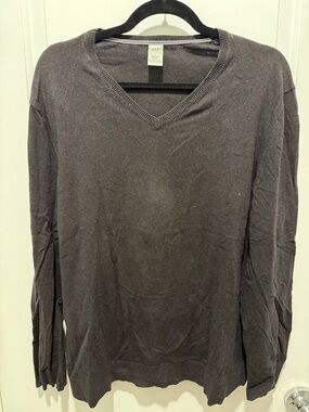 GAP Men's V-Neck Sweater - Brown